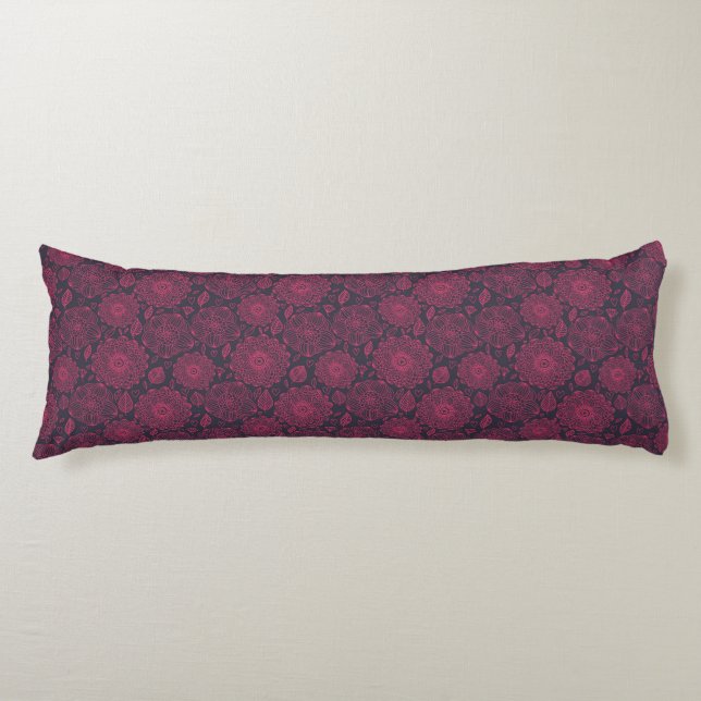 Coussins Longs Motif floral 5 (Devant)