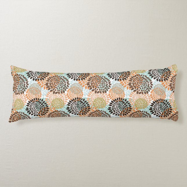 Coussins Longs Motif floral 7 (Devant)