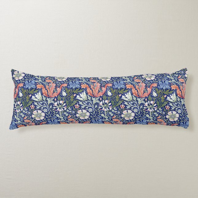 Coussins Longs Motif floral Art Nouveau de William Morris Compton (Devant)