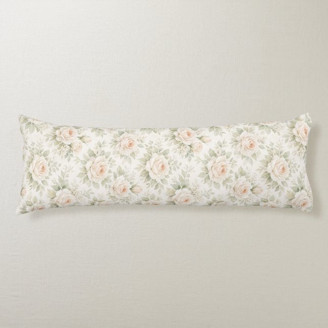 Coussins Longs Motif floral de mariage (Devant)