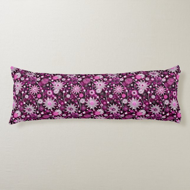 Coussins Longs Motif floral de Valentine (Devant)