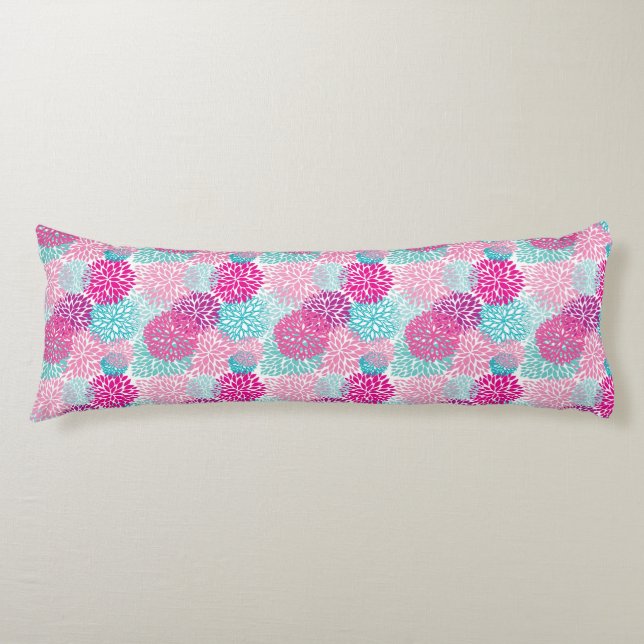 Coussins Longs Motif floral lumineux 2 (Devant)