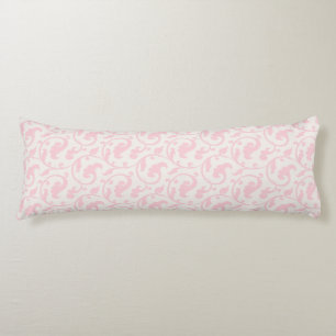 Coussins Longs Motif floral rose pastel élégant et féminin