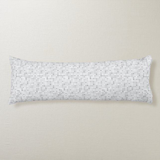 Coussins Longs Motif gris de tuiles (Devant)