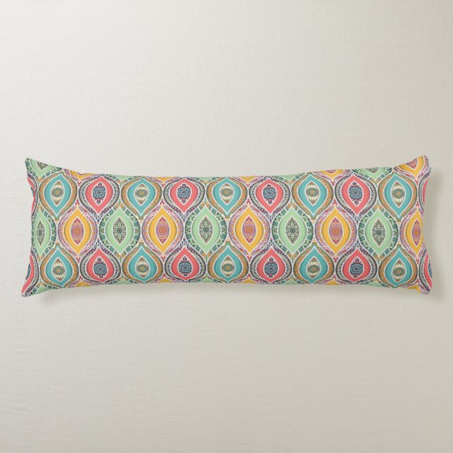 Coussins Longs Motif Mandala (Devant)