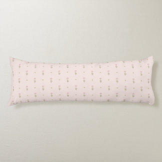 Coussins Longs Motif minimaliste de fleurs sauvages avec des poin