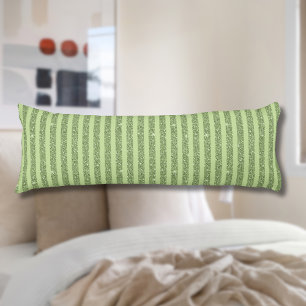 Coussins Longs Motif Minimaliste Pailleté Pistache Douce