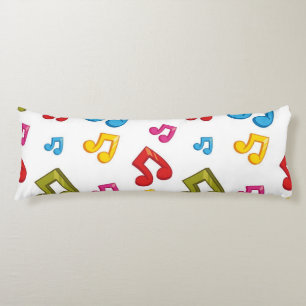 Coussins Longs Motif musical