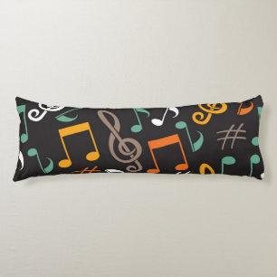 Coussins Longs Motif musical