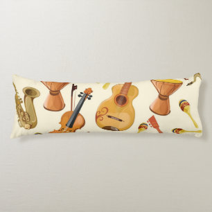 Coussins Longs Motif musical