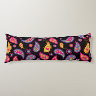 Coussins Longs Motif Paisley Coloré