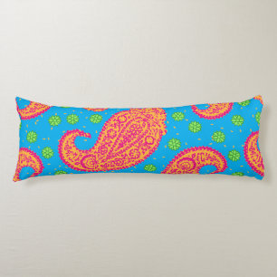 Coussins Longs Motif Paisley Coloré
