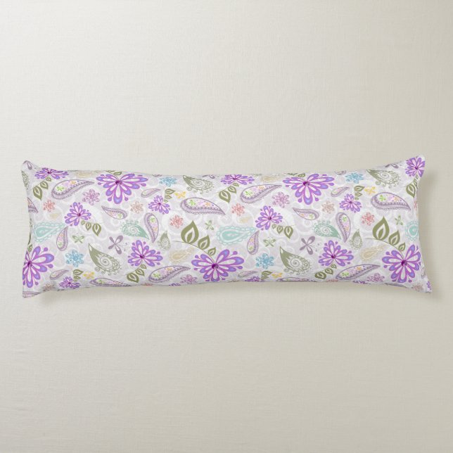 Coussins Longs Motif pastel pastel coloré (Dos)