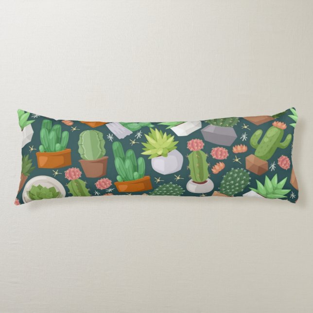Coussins Longs motif plante (Devant)