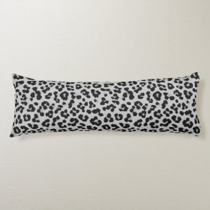 Coussins Longs Motif Poster de animal de Grey Grey Ash Leopard Ch