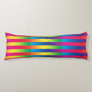 Coussins Longs Motif rayé coloré