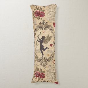 Coussins Longs Motif romantique de vintage Cupid (9)