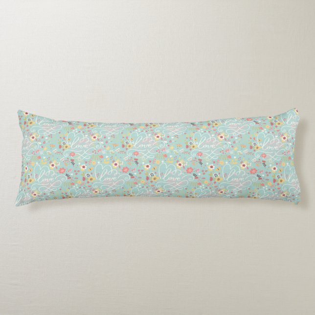 Coussins Longs Motif romantique lumineux moderne (Devant)