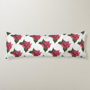 Coussins Longs Motif rose