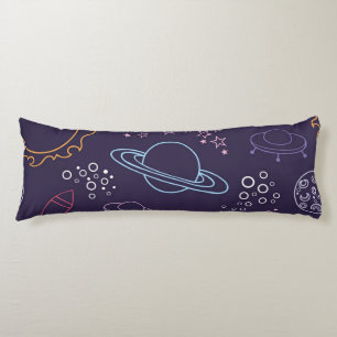 Coussins Longs Motif spatial