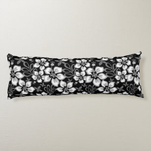 COUSSINS LONGS MOTIF SURF JUNGLE EN NOIR