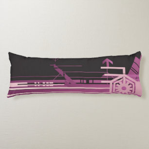 Coussins Longs Motif tramé technique