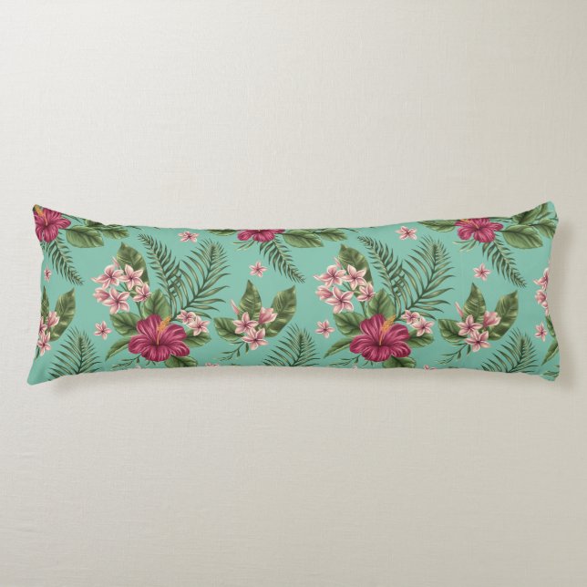 Coussins Longs Motif tropical (Devant)