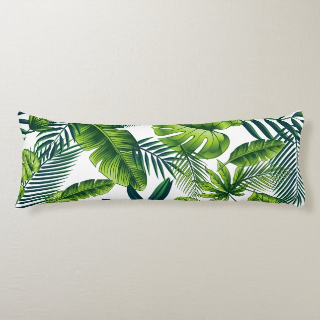 Coussins Longs Motif tropical (Devant)