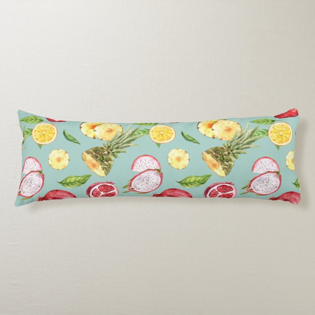 Coussins Longs Motif tropical (Devant)