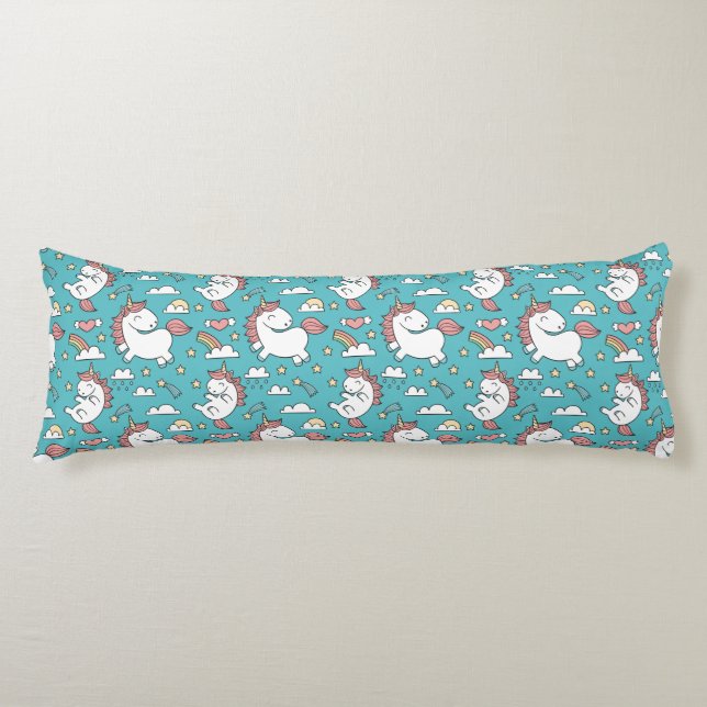 Coussins Longs Motif Unicorn (Devant)