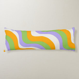 Coussins Longs Motif Y2k Abstrait de la couche Super d'onde rétro