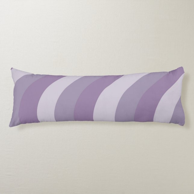Coussins Longs Motif Y2K Super de flux de liquide violet (Devant)