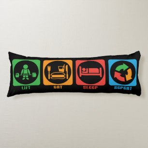 Coussins Longs Motivation Gym Lifting