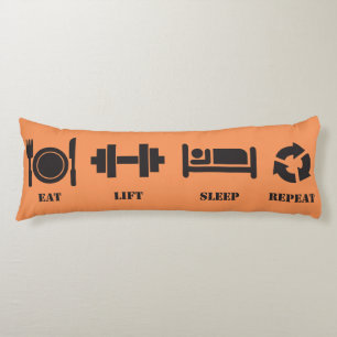 Coussins Longs Motivation Gym Lifting