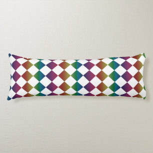 Coussins Longs Multicolore Diamant Harlequin Damier