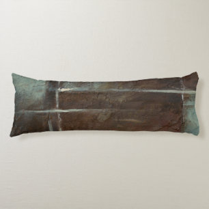 Coussins Longs Mur en brique rouge et gris