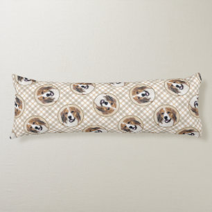 Coussins Longs Nederlandse Kooikerhondje Peinture Animal Chien Ar