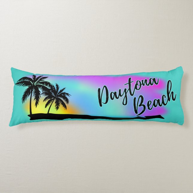 Coussins Longs Neon Beach Skies À Daytona Beach (Devant)