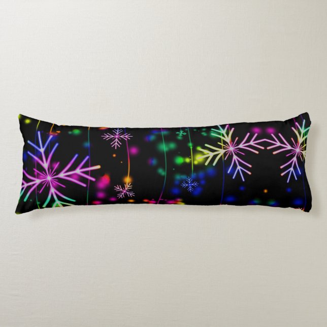 Coussins Longs Neon Snow (Devant)