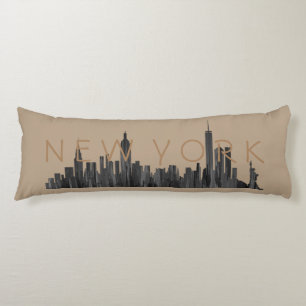COUSSINS LONGS NEW YORK, PINCEAU D'HORIZON DE NY -