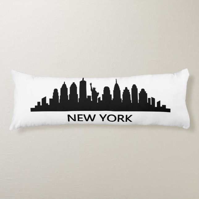 Coussins Longs New York Skyline (Devant)
