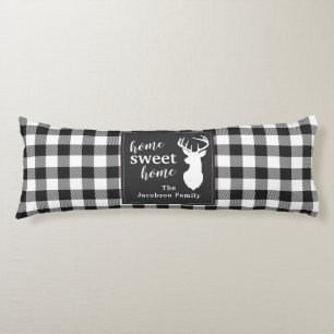 Coussins Longs Noël personnalisé Plaid Maison Douce