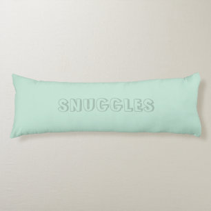 Coussins Longs Nom personnalisable "Snuggles"