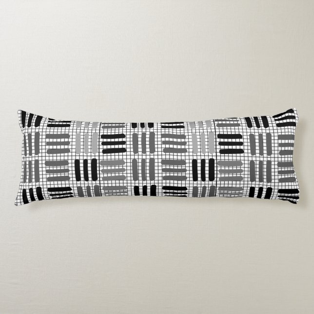 Coussins Longs Nombre 3 nuances grises (Devant)