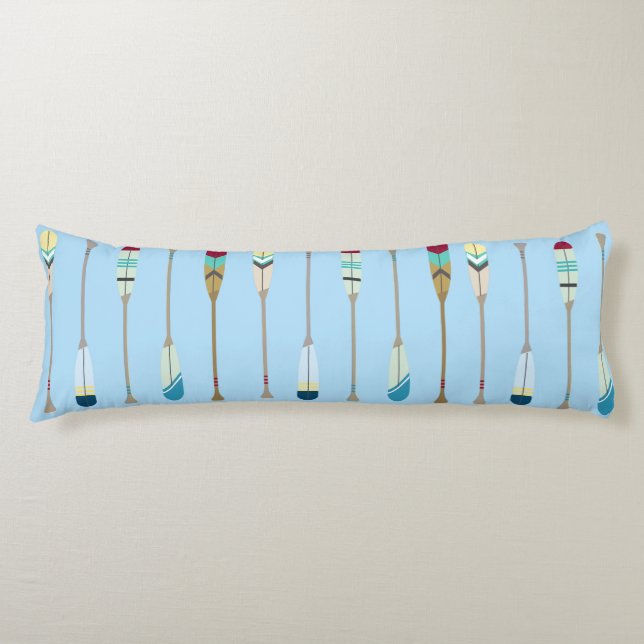 Coussins Longs Oars de style vintage (Devant)