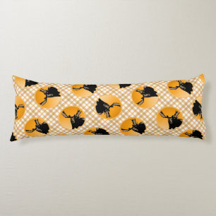 Coussins Longs Oie au coucher du soleil - Art original de la faun