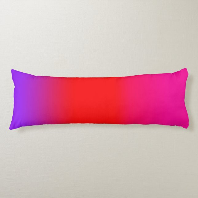 Coussins Longs Ombre rouge violet magenta Festive (Devant)