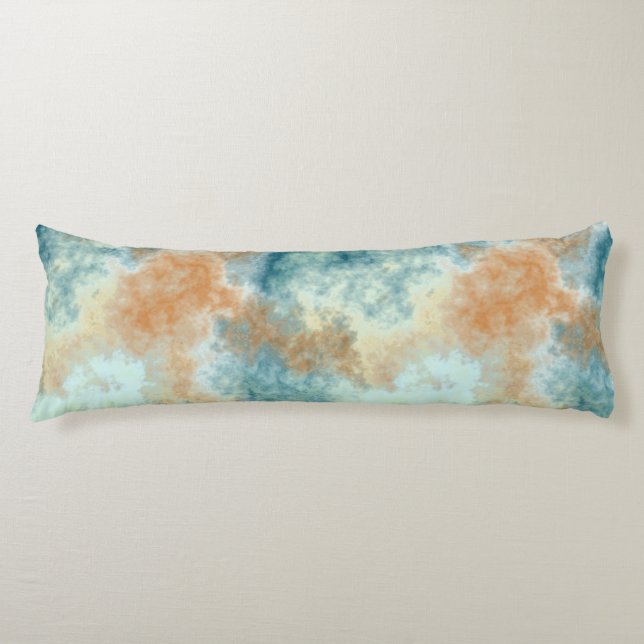 Coussins Longs Or et Turquoise (Devant)