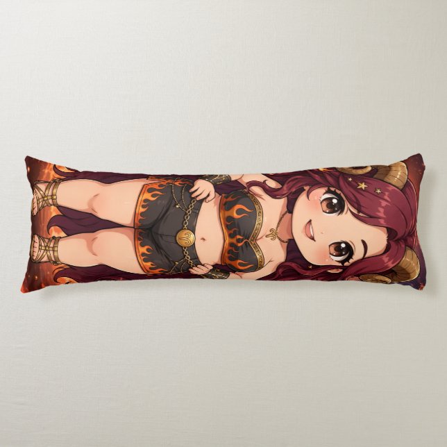 Coussins Longs Oreiller Corporel Aries Zodiaque (Devant)