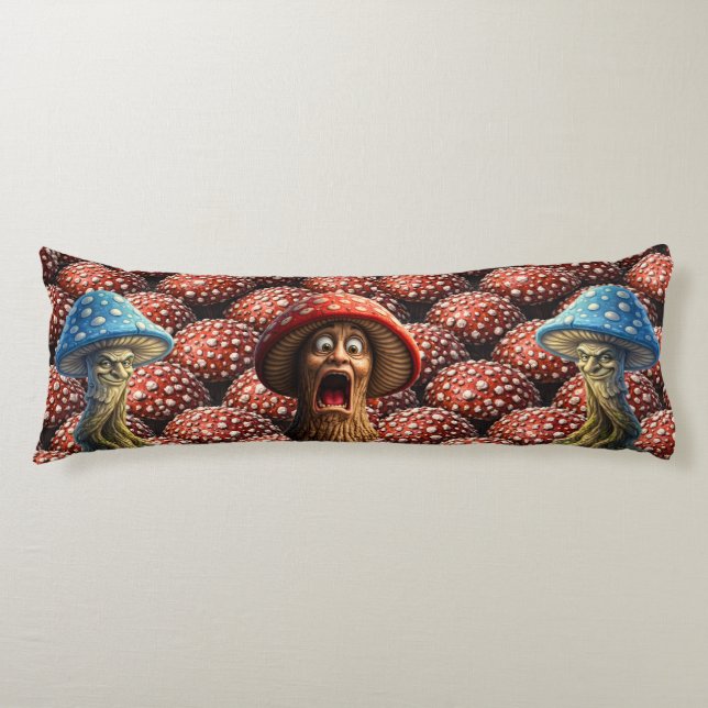 Coussins Longs Oreiller corporel Champignon Hurleur (Devant)